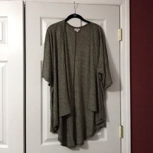 Lularoe Heathered camo green sweater